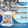 Adios! Professional Grease Trap Cleaner for FOG Cleans Fats, Oils & Grease from Drains Pipes, Safe Enzyme Based Formula for Preventative Maintenance view 2