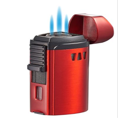 Visol Denali Triple Torch Flame Refillable Gas Lighter (Shipped Without Butane)