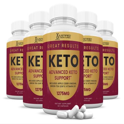 Justified Laboratories Great Results Keto ACV Pills 1275MG Formulated with Apple Cider Vinegar Keto Support Blend 60 Capsules (5 Bottles)