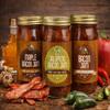Green Jay Gourmet Bacon Jam Sampler Pack - Classic Spread for Burgers, Sandwiches, Toast, Charcuterie - Sweet, Savory Flavoring for Meat, Poultry, Dressing - MSG, Trans Fat, & Gluten Free - 3 x 20 oz view 2