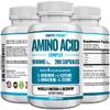Simply Potent Amino Acid Complex 1800mg 200 Capsules, Blend of 4 Essential and Non Essential Amino Acids, Includes L-Arginine 550mg, L-Ornithine 500mg, L-Glysine 400mg & L-Lysine 350mg for Muscle view 1