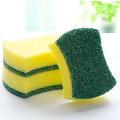 12pcs Kitchen Cleaning Sponge, Dishware Eco-Friendly Anti-Scratch, Scrub Sponge (12)