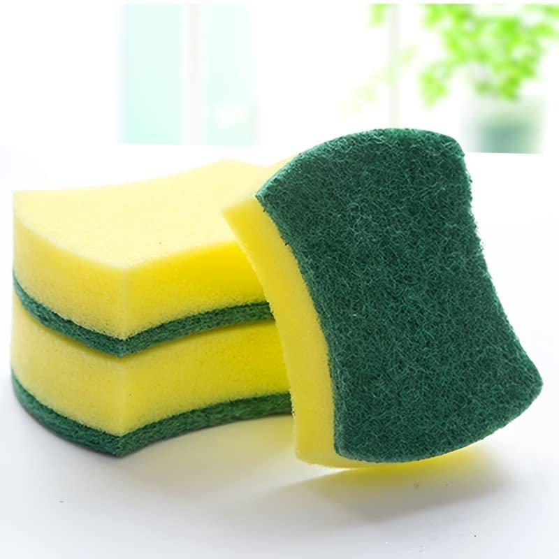 12pcs Kitchen Cleaning Sponge, Dishware Eco-Friendly Anti-Scratch, Scrub Sponge (12)