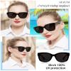 AEZUNI Reading Sunglasses for Women 1.0 Oversized Designer Readers with Large Frame 0 1.00 1.25 1.50 1.75 2.00 2.25 2.50 2.75 3.00 3.50 (Black,not bifocals) view 2