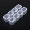 28 Slot Pill Organizer Tablet Container Clear Pill Case Holder Clear Plastic 28 Slots Adjustable Tablet Medicine Pill Jewelry Craft Storage Organizer Box Container Vitamin Boxes view 3