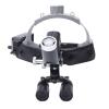5W Headband Lamp Spotlight with 4X Dentisty Loupes Binocular Magnifier 65000 Lux Magnifying Glasses view 2