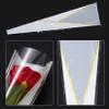 100pcs Single Rose Sleeve Flower Wrapping Bags Single Flower Packaging Bags Waterproof Single Flower Wrapping Bags Gold Edge Flower Bouquet Sleeve for Mother's Day Wedding Bouquet Valentine's Gifts view 3