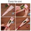 100pcs Single Rose Sleeve Flower Wrapping Bags Single Flower Packaging Bags Waterproof Single Flower Wrapping Bags Gold Edge Flower Bouquet Sleeve for Mother's Day Wedding Bouquet Valentine's Gifts view 4