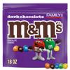 M&M'S Dark Chocolate Graduation Party Candy, Family Size, 18 Oz Bulk Bag view 1