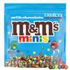 M&M'S MINIS Milk Chocolate Candy Assortment, Family Size, 16.9 oz Resealable Bulk Chocolate Candy Bag view 1