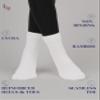 Hugh Ugoli Diabetic Socks for Women, Super Soft & Thin Ankle Socks, Wide & Loose, Non-Binding Top & Seamless Toe, 8 Pairs, White, Shoe Size: 10-12 view 2