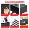 Bobobag 12 Pack 12.5 inch Black Gift Bags with Tissue Paper for Shopping, Business, Bridal Party, Man's birthday gift,Wedding, Christmas and Holiday (Black) view 4