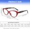 25DU Reading Glasses for Women Blue Light Blocking Ladies Fashion Cat Eye Readers with Spring Hinge Anti Eyestrain/Glare Computer Eyeglasses +2.0 view 4
