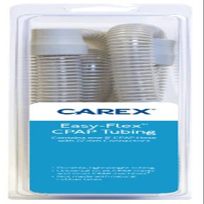 Carex Easy-Flex CPAP Tubing - CPAP Hose for Use with CPAP, APAP, and Bi-Level Systems, 22 mm Cuffs, 8', Dark Gray, 22mm Opening and 15mm Hose