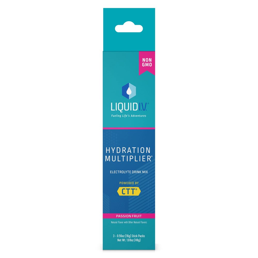 Liquid I.V., Hydration Multiplier Drink Mix Passionfruit Powder, 3 Count