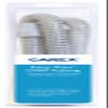Carex Easy-Flex CPAP Tubing - CPAP Hose for Use with CPAP, APAP, and Bi-Level Systems, 22 mm Cuffs, 6', Dark Gray, 22mm Opening and 15mm Hose view 1