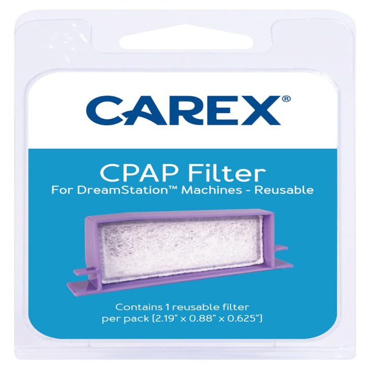 Carex CPAP Filter for DreamStation Machines, Reusable - 1 ct