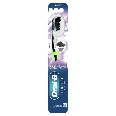 Oral-B, Pro-Flex Charcoal Manual Toothbrush Soft