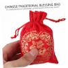 20pcs Chinese Year Drawstring Pouches Packaging Bags for Candy Jewelry and Treats Satin Material for Weddings and Lunar Year Celebrations view 2