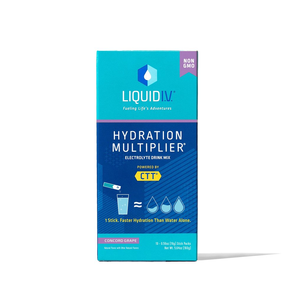 Liquid I.V, Hydration Multiplier Drink Mix Concord Grape, 10 Count