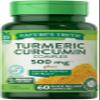 Nature's Truth, Turmeric Curcumin Complex Plus Black Pepper Extract, 500mg, 60 Count view 1