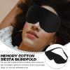 Healeved Lightproof Mask Comfortable Eye Cover for Travel Home Blocks Out Light for Sleep Padded Eye Mask view 4