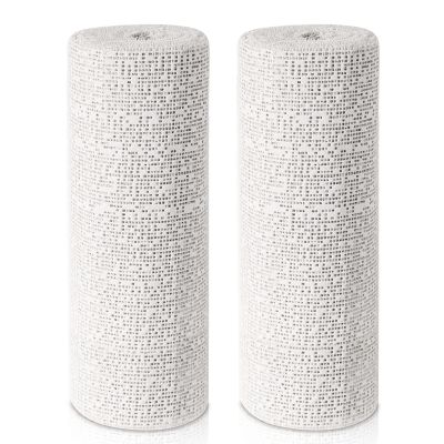 30ft - 211ft Plaster Cloth Rolls White Gauze Strips Wrap Bandages for Craft Belly Cast Mask Making Body Molds Scenery Art(10inch x 30 Feet, White)