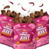 The Daily Good Mushroom Jerky - 3-Pack Snacks, Yummy High-Fiber Mushroom Snack, Meatless & Gluten-Free Food, Contains Eggs, Made from Shiitake Stalk, 0.58 lbs., Vegetarian, Hot & Spicy Flavor view 1