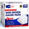 Non-Woven Sterile Gauze Pads 2x2 Pack of 100| 8 ply Gauze Sponges| Individually Packed 2x2 Gauze Pads sterile| Soft and lint-Free Medical Gauze Pads for Enhanced Absorption and First-Aid Wound Care view 1
