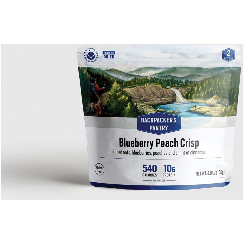 Backpacker's Pantry Blueberry Peach Crisp | Backpacking & Camping Food, 1 Count
