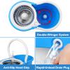 Mop and Bucket with Wringer Set, Separate Dirty Water with 3 Microfiber Replacement Mop Head Refills, 61" Stainless Steel Adjustable Handle for Floor Cleaning, (Mop Bucket 20QT) view 4