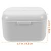 GLEAVI Denture Case Leak Proof Travel Retainer Cleaning Box with Ventilation Holes Compact Lightweight Brace Storage for Adults view 2