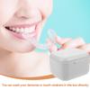 GLEAVI Denture Case Leak Proof Travel Retainer Cleaning Box with Ventilation Holes Compact Lightweight Brace Storage for Adults view 4