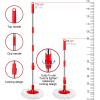 Spin Mop and Bucket with Wringer Set, 360 Spinning Mop Bucket System with 3 Microfiber Mop Replacement Heads, Adjustable Handle for Floor Cleaning (red) view 3