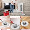 Spin Mop and Bucket with Wringer Set, 360 Spinning Mop Bucket System with 3 Microfiber Mop Replacement Heads, Adjustable Handle for Floor Cleaning (red) view 4