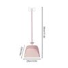 BOOMLATU Metal Bow Knot Dust Pans with Long Handle,Pink Standing Dustpan for Lobby, Garage, Home and Yard view 2