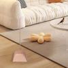 BOOMLATU Metal Bow Knot Dust Pans with Long Handle,Pink Standing Dustpan for Lobby, Garage, Home and Yard view 3