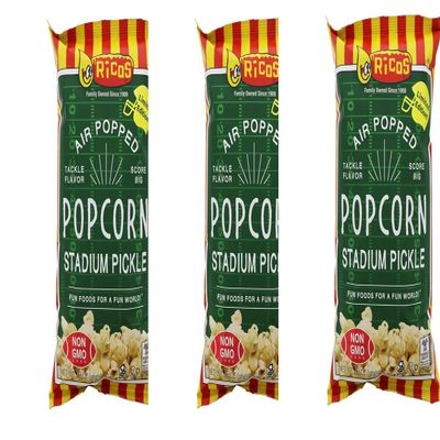 Ricos Stadium Pickle Popcorn 4.4 oz(pack of 3)