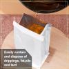 100 Pcs Disposable Grease Storage Bags Bacon Container Bags Hold Hot Liquids Oils for Grease Storage Container view 4