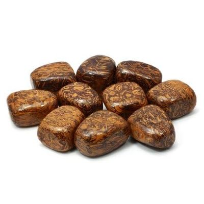 CrystalAge Calligraphy Stone Tumble Stone (20-25mm) - Single Stone