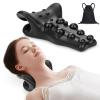 Wingeema Z2 Neck Stretcher and Shoulder Relaxer Cervical Traction Device Memory Foam Back Pillow for Pain Relief for Home Office Outdoor Sport view 1