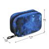 Sletend Star Sky Pill Box 7 Day Pill Case Travel Pill Organizer Bag with Zipper Portable Weekly Vitamin Medicine Supplement Holder Pouch Bag view 3