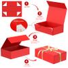 HavrePac 6 Pack Large Gift Boxes 13.8x9x4.3 Inches Luxury Gift Boxes with Lids,Magnetic Closure Gift Box for Present Packaging Box for Mother's Day, Birthdays, Party,Weddings view 2