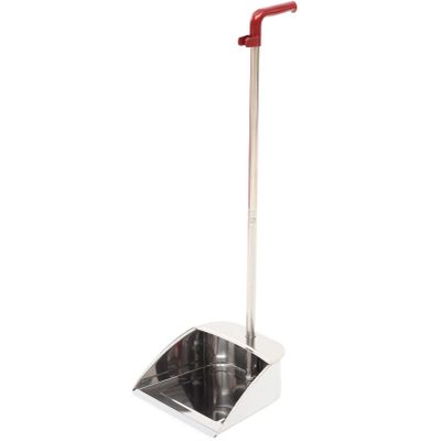 GANAZONO Heavy Duty Dust Pan for Cleaning Capacity Garbage Shovel for Indoor and Outdoor Use Collection from Corners