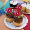 Northeastern University Primary Logo Cupcake Picks Toppers Decoration Set of 6 view 4