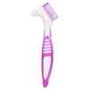 False Teeth Cleaning Brush, Double Sided Portable Denture Toothbrush for Brushes Multi Layered Set Hard Care Toothbrushes view 3