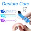 Keedolla 2 Pack Denture Bath Case Partial Denture Cup Retainer Cleaning Container, Denture Wash Container Retainer Bath Box Cup Case - Black and White view 3