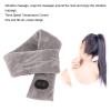 Pilipane Heating Scarf, Vibration Massage Electric Heated Scarf for Neck Pain Relief, Double Sided Charpie Thick Soft Three Speed Shock Adjust Heated Neck Wrap for Women Men, 32 3 X 4 1in view 2