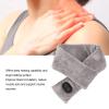 Pilipane Heating Scarf, Vibration Massage Electric Heated Scarf for Neck Pain Relief, Double Sided Charpie Thick Soft Three Speed Shock Adjust Heated Neck Wrap for Women Men, 32 3 X 4 1in view 3