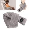 Pilipane Heating Scarf, Vibration Massage Electric Heated Scarf for Neck Pain Relief, Double Sided Charpie Thick Soft Three Speed Shock Adjust Heated Neck Wrap for Women Men, 32 3 X 4 1in view 4